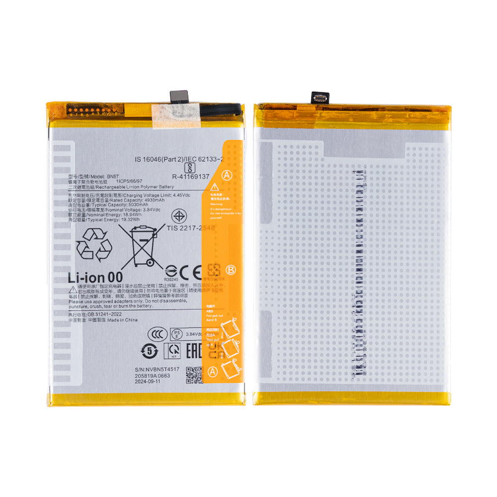 Xiaomi Poco M6 4G. Poco M6 Plus. Redmi 13. Redmi 13 5G Battery BN5T OEM