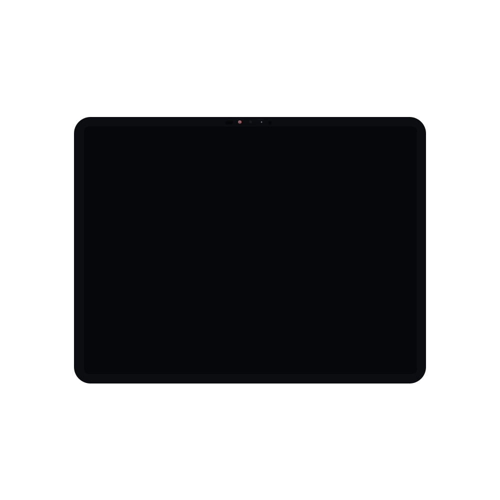 لشاشة Apple iPad Pro مقاس 13 بوصة (2024) ومحول رقمي أسود مخلوع