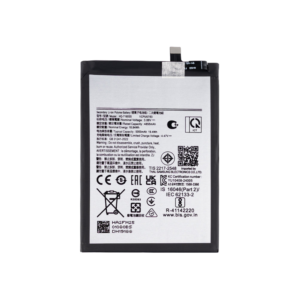 بطارية سامسونج جالاكسي A06 4G A065F. 5G A066B. A07 4G A075F. 5G A076B HQ-7160SS أصلية
