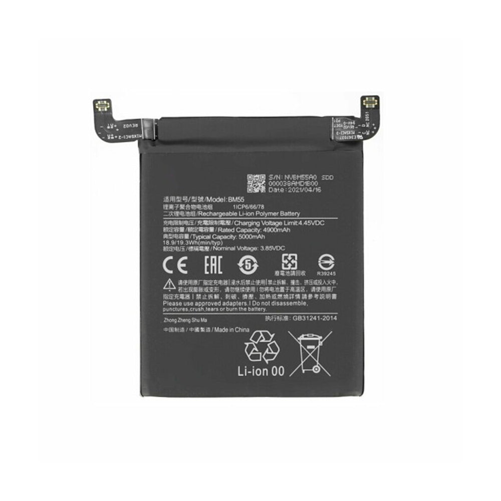 Xiaomi Mi 11 Ultra. Bateria Mi 11 Pro BM55 Original
