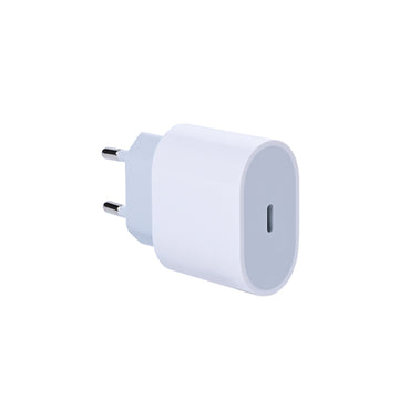 محول طاقة Apple USB-C بقدرة 20 وات MUVV3ZM/A أبيض بالعبوة الأصلية للبيع بالتجزئة