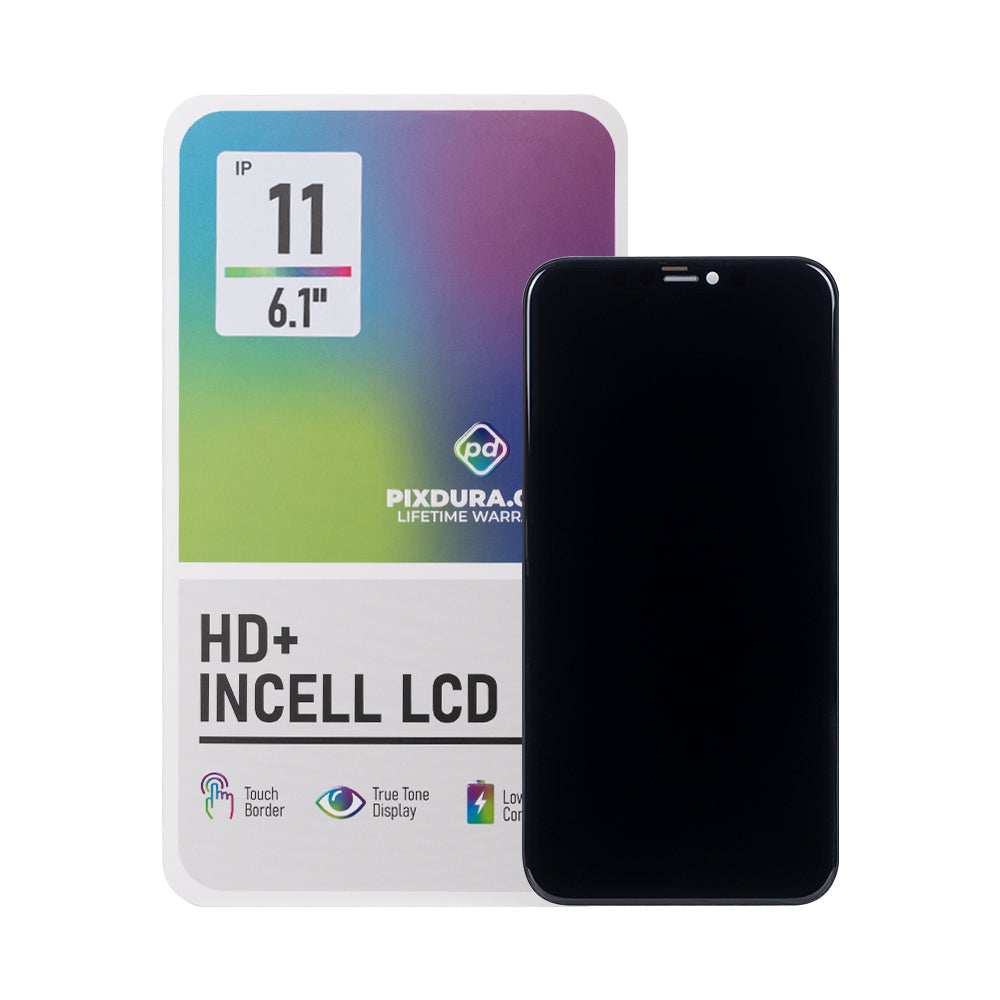 PIXDURA لشاشة آبل آيفون 11 ومحول رقمي In-Cell HD+ (60 هرتز)