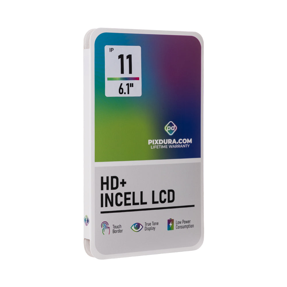 PIXDURA لشاشة آبل آيفون 11 ومحول رقمي In-Cell HD+ (60 هرتز)