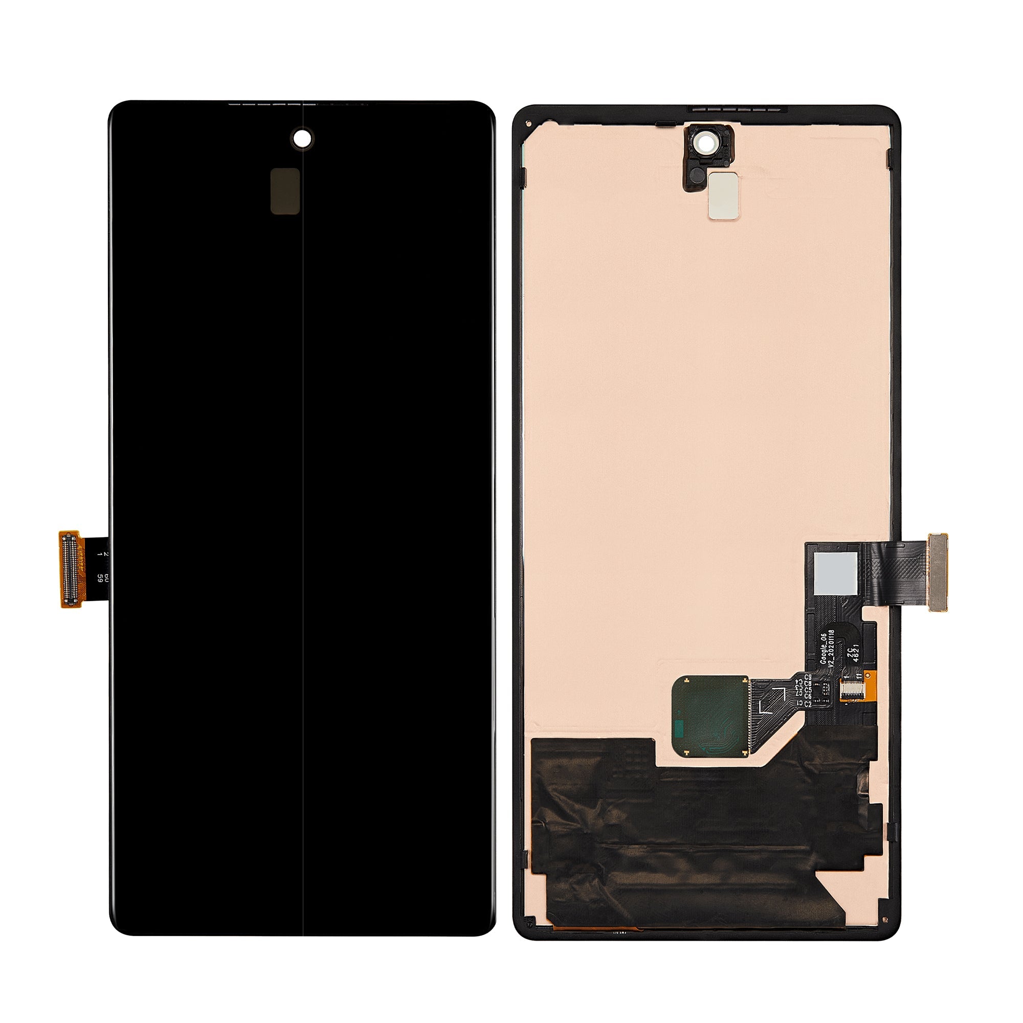 Ecrã e Digitalizador Google Pixel 6 Sem Aro Preto Service Pack