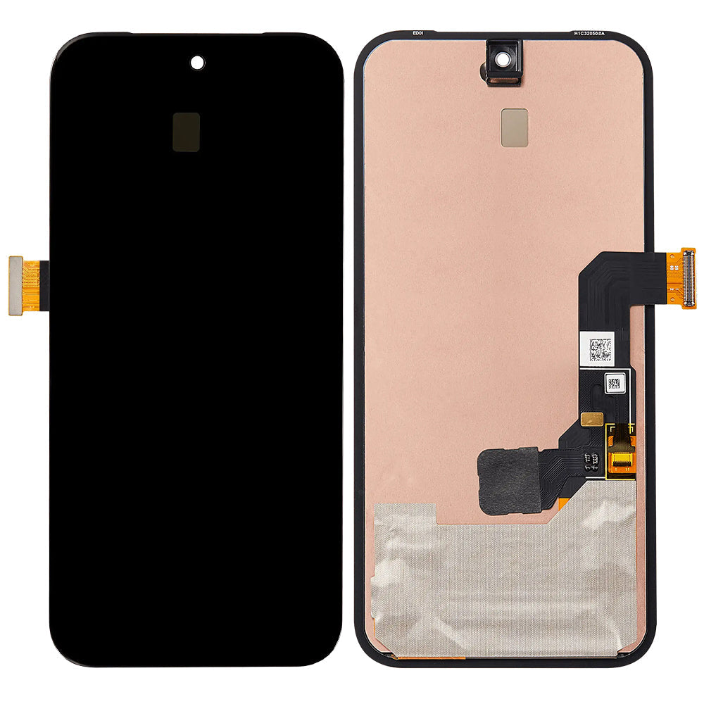 Google Pixel 8a Ecrã e Digitalizador Sem Aro Preto Service Pack