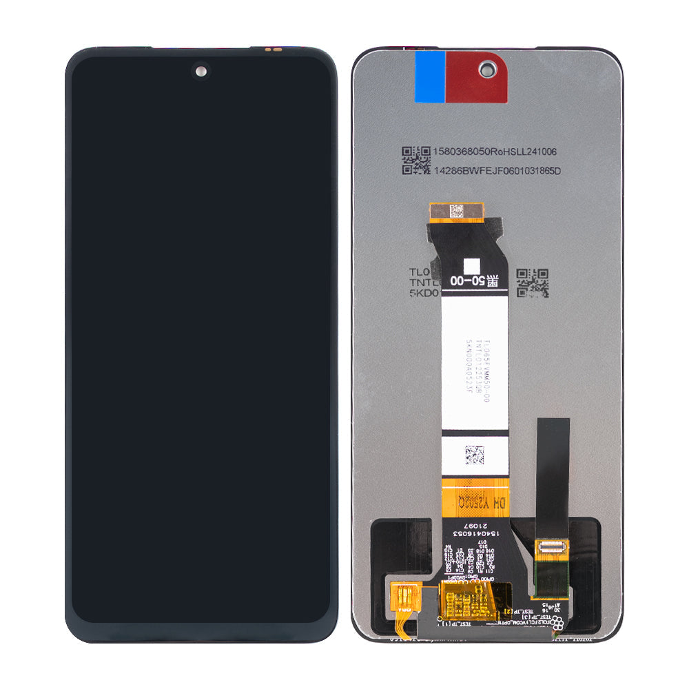 شاشة وديجتايزر بدون إطار باللون الأسود لهاتف شاومي ريدمي نوت 10 5G وبوكو M3 برو 5G (جودة OEM)
