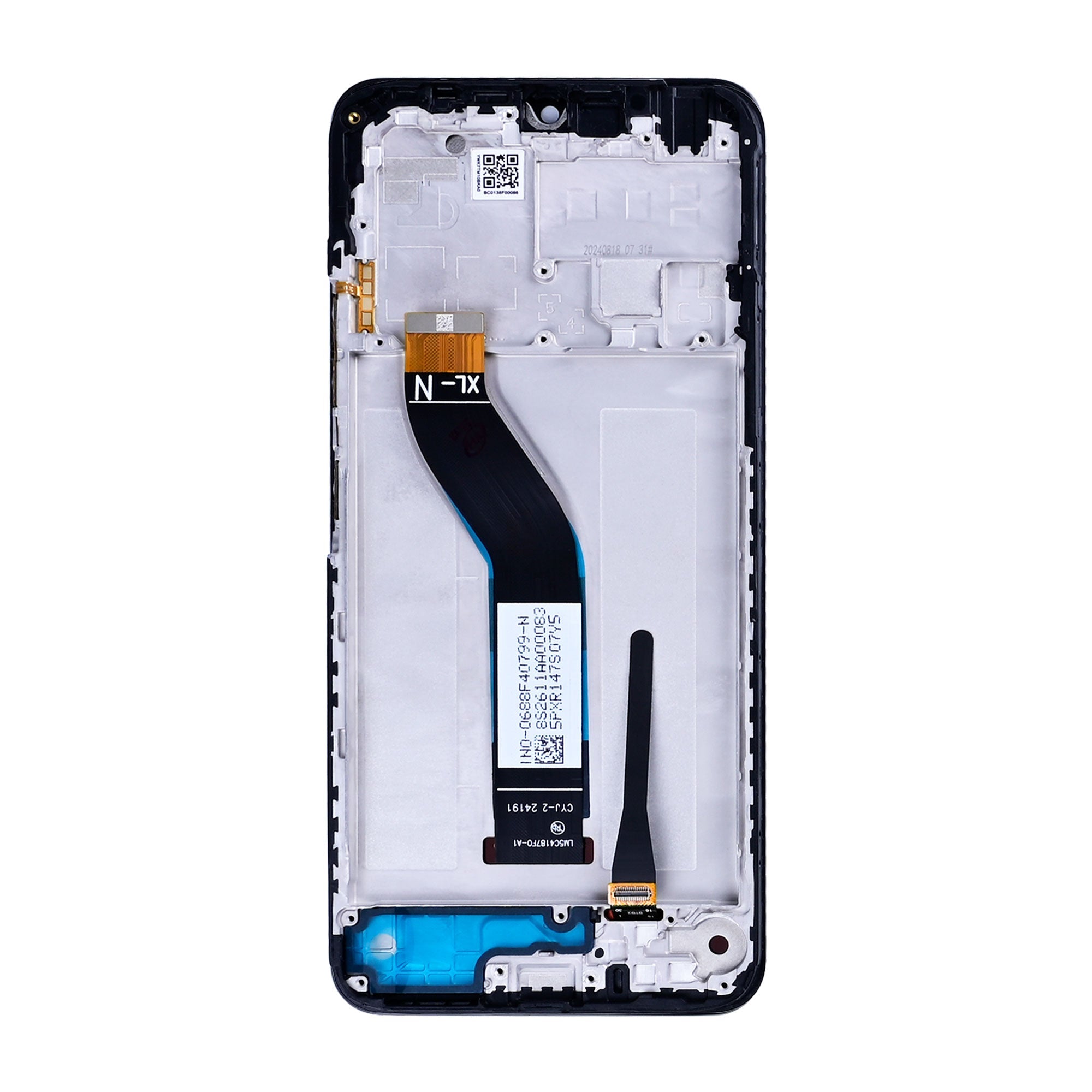 Xiaomi Redmi 14C 4G. 14C 5G. Poco C75. A3 Pro شاشة وديجيتال مع إطار أسود ليلي، حزمة خدمة