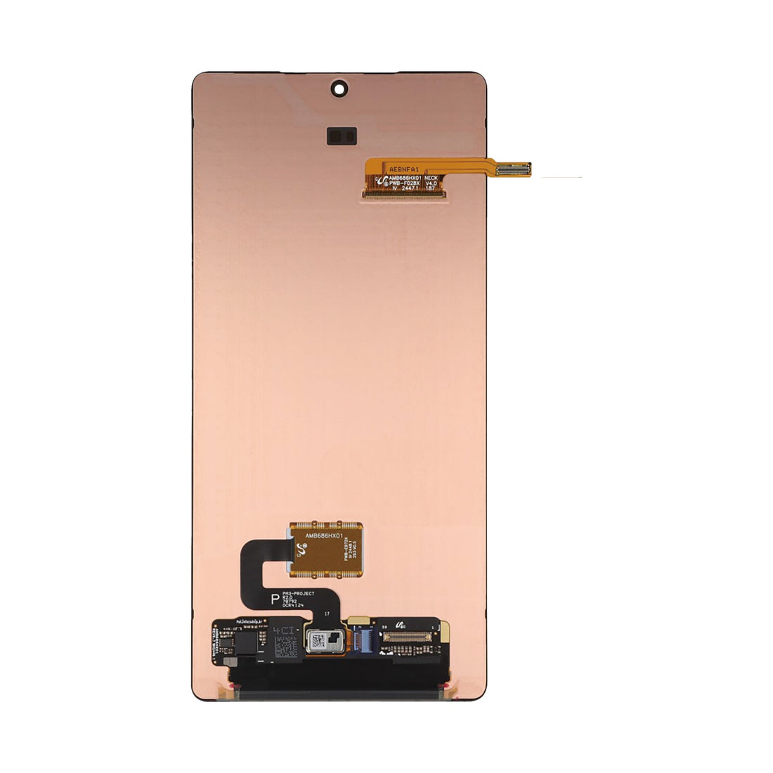 شاشة وديجيتاليزر سامسونج جالاكسي S25 Ultra S938B بدون إطار أسود، حزمة خدمة