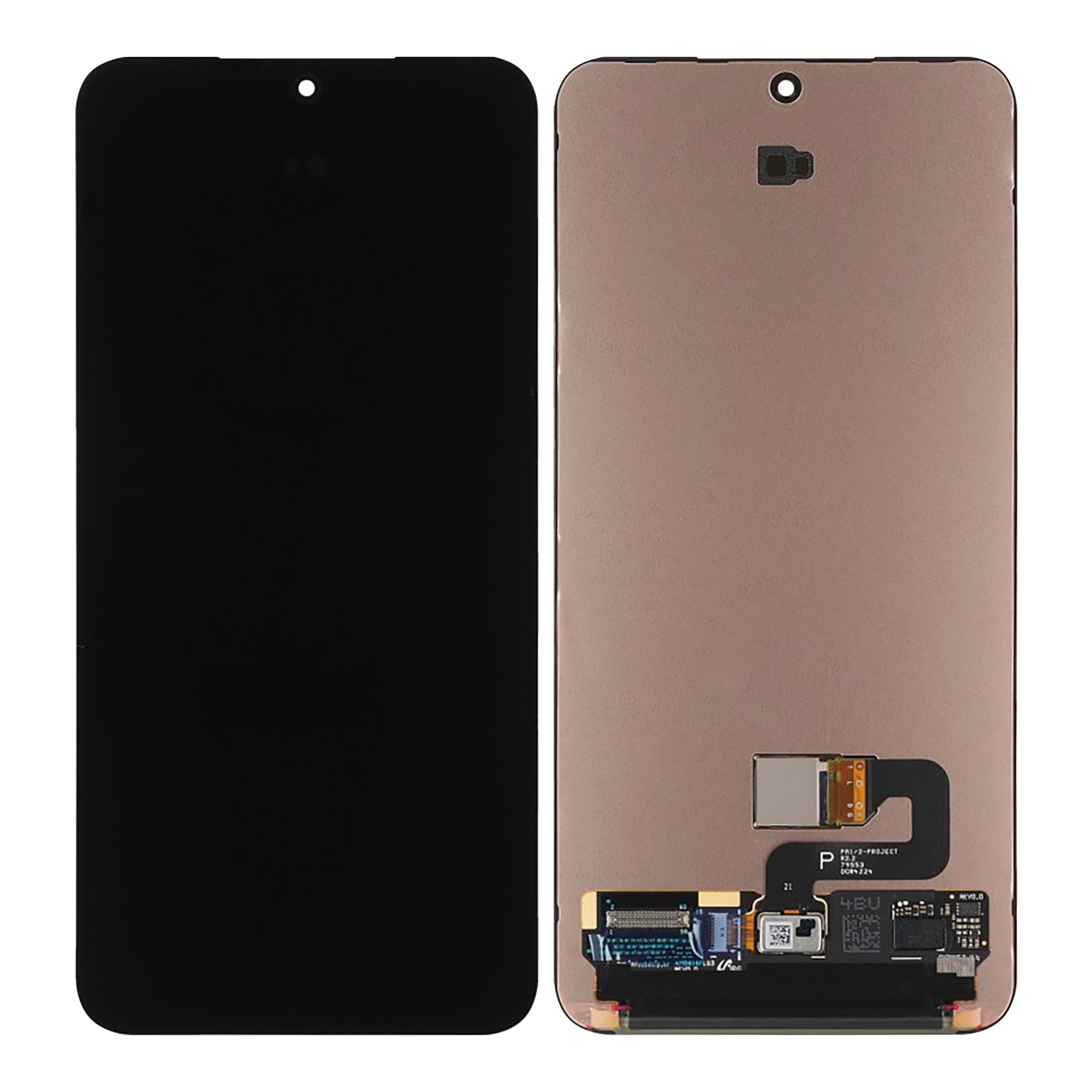 Ecrã e Digitalizador Sem Estrutura Samsung Galaxy S25 S931B, Preto, Service Pack
