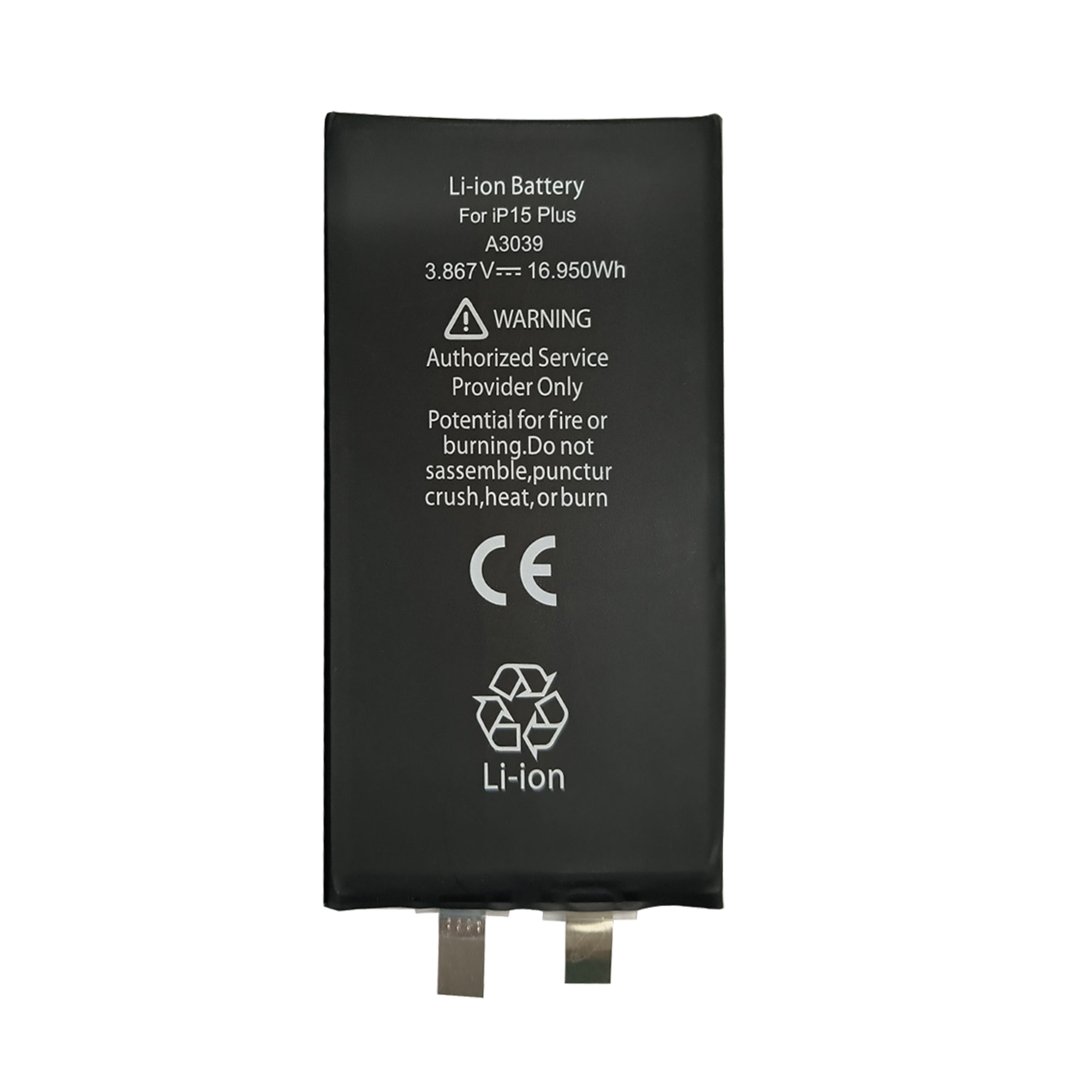 For Apple iPhone 15 Plus Battery (Spot Welding Required) No BMS/IC OEM