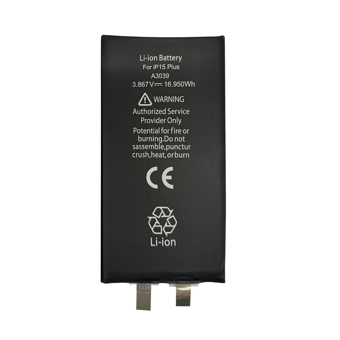 For Apple iPhone 15 Plus Battery (Spot Welding Required) No BMS/IC OEM
