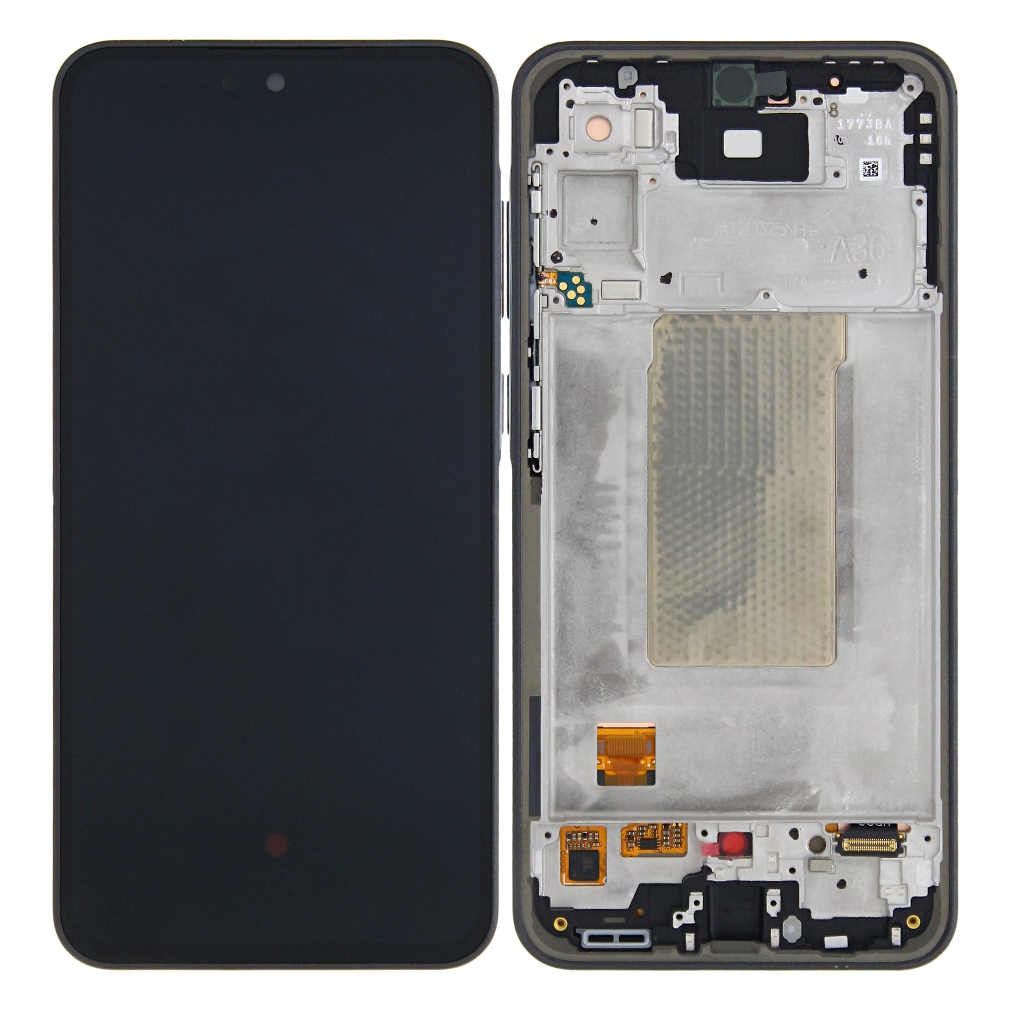 Samsung Galaxy A36 A366B Ecrã e Digitalizador com Aro Preto Service Pack