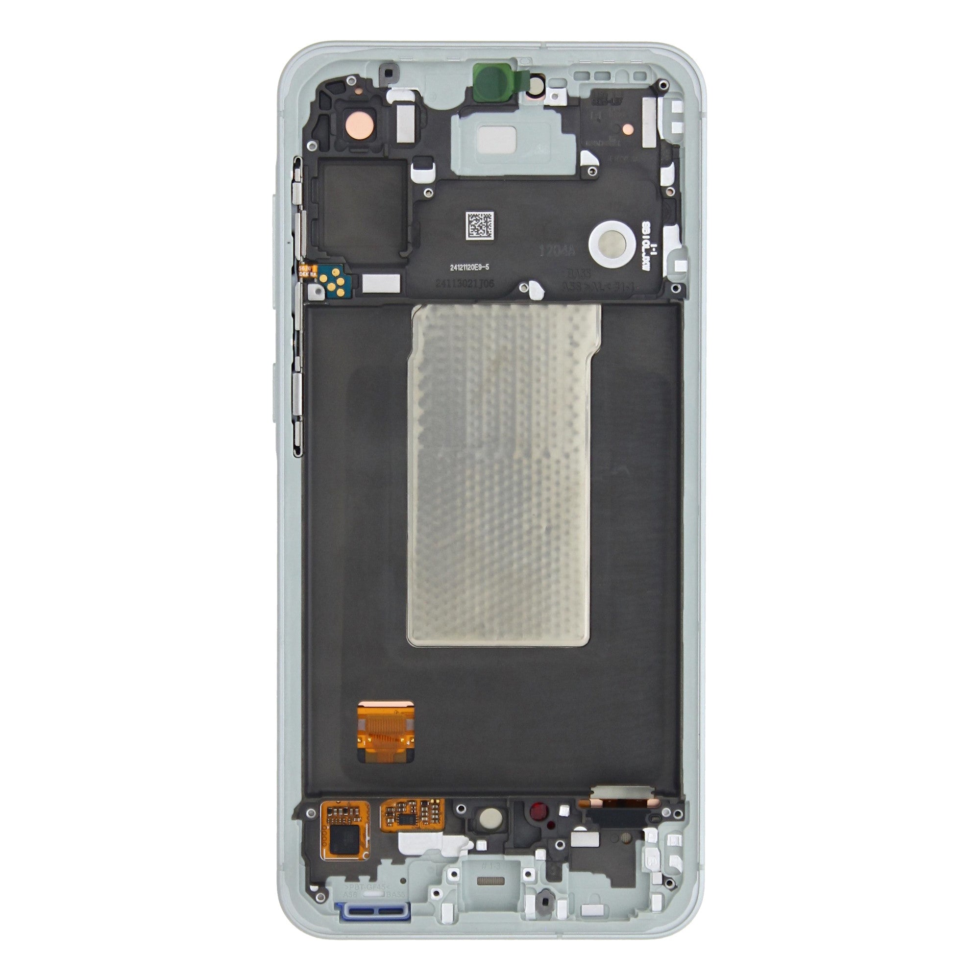 Ecrã e Digitalizador com Chassi Samsung Galaxy A56 A566B Verde-azeitona Pré-montado