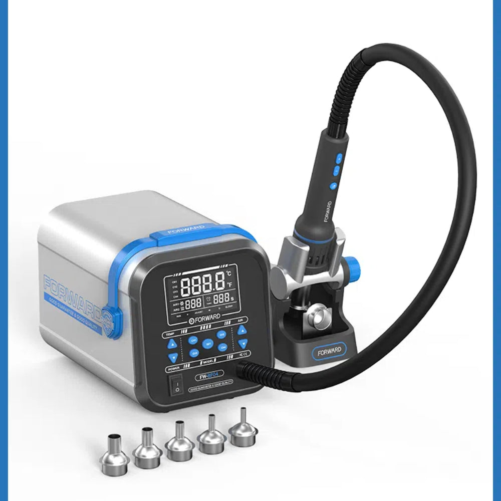 FORWARD FW-BF04 Precise Temperature Control Hot Air Desoldering Station Silver
