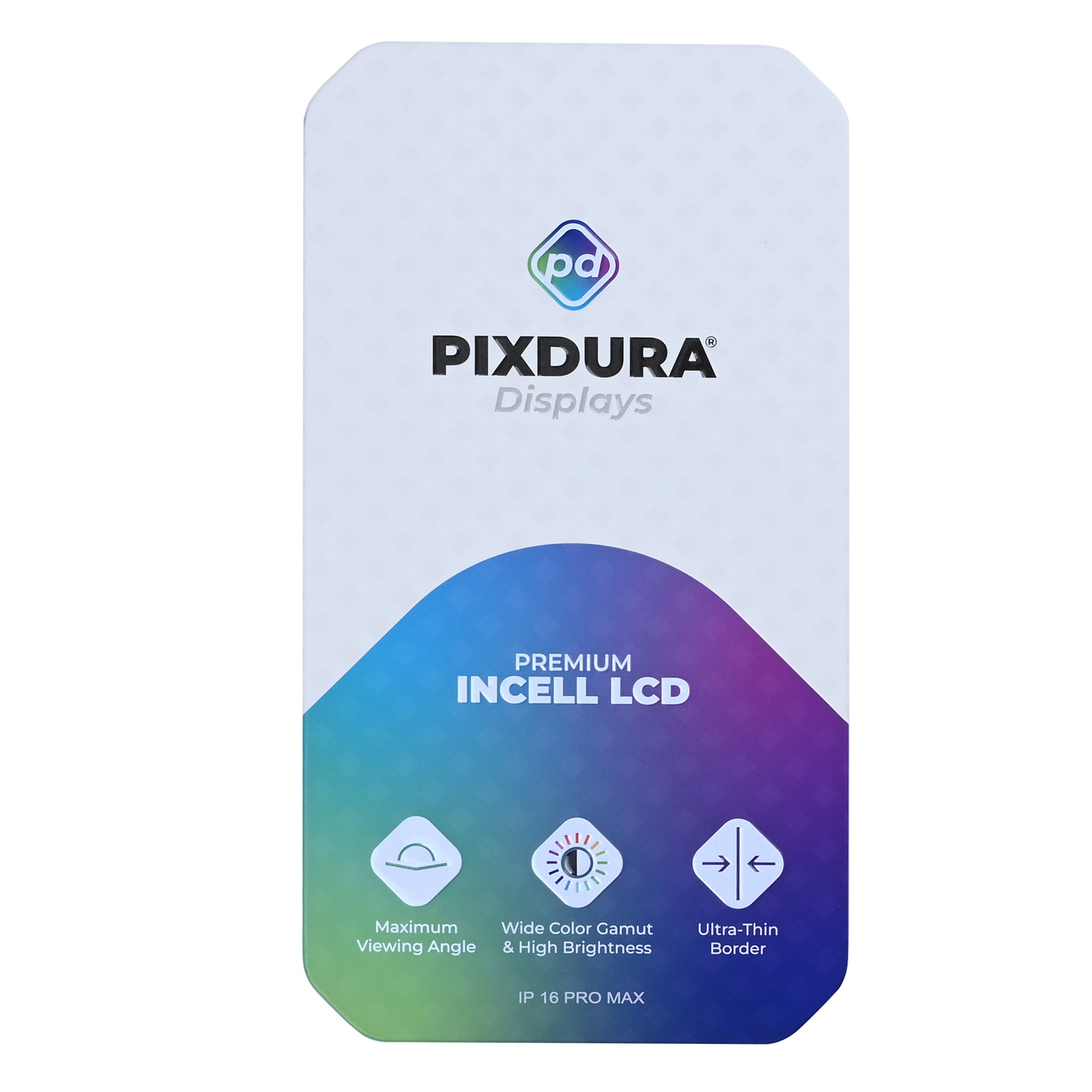 PIXDURA para Apple iPhone 16 Pro Ecrã e Digitalizador In-Cell Premium (120Hz)