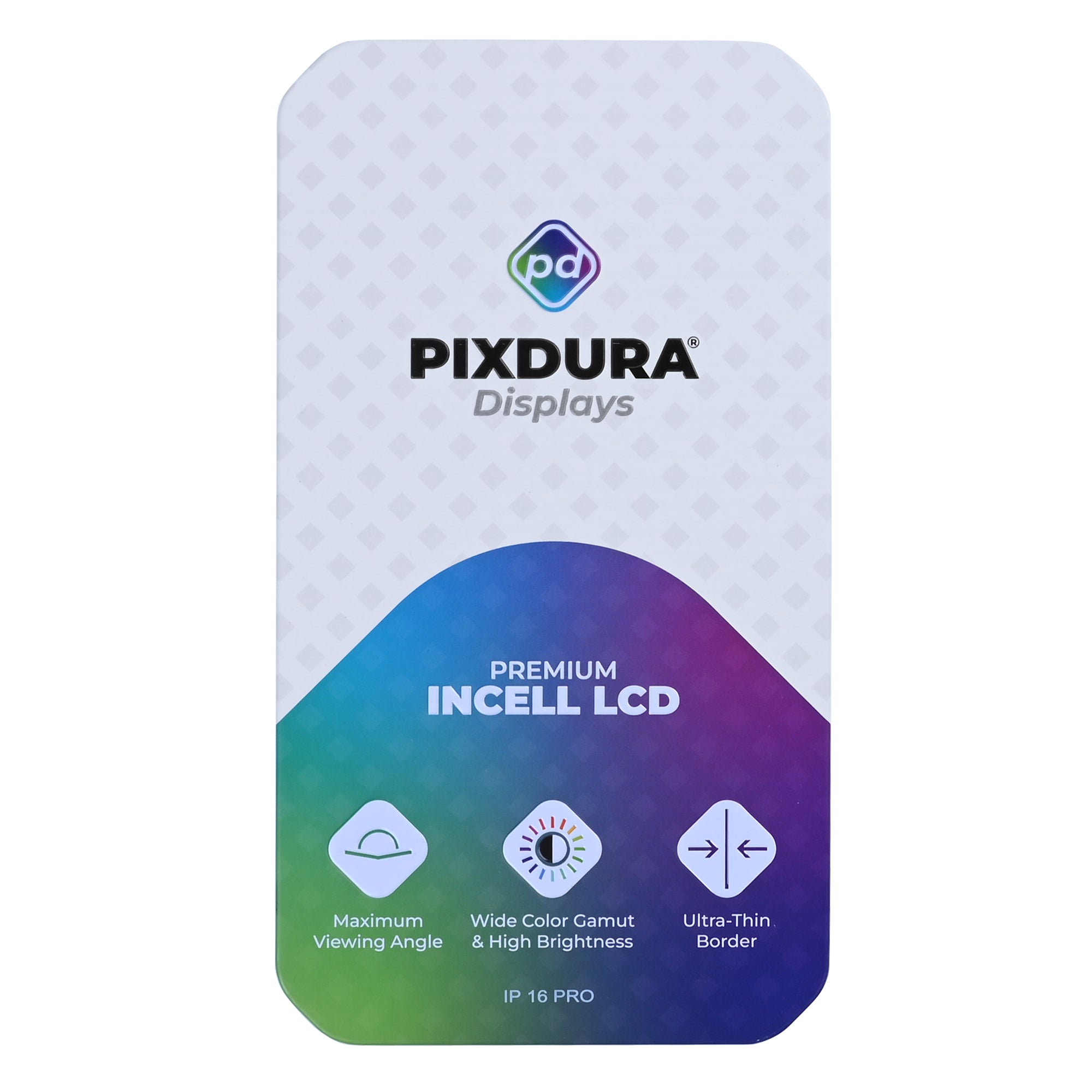 PIXDURA لهاتف آبل آيفون 16 برو ماكس شاشة لمس رقمية داخلية ممتازة (120 هرتز)