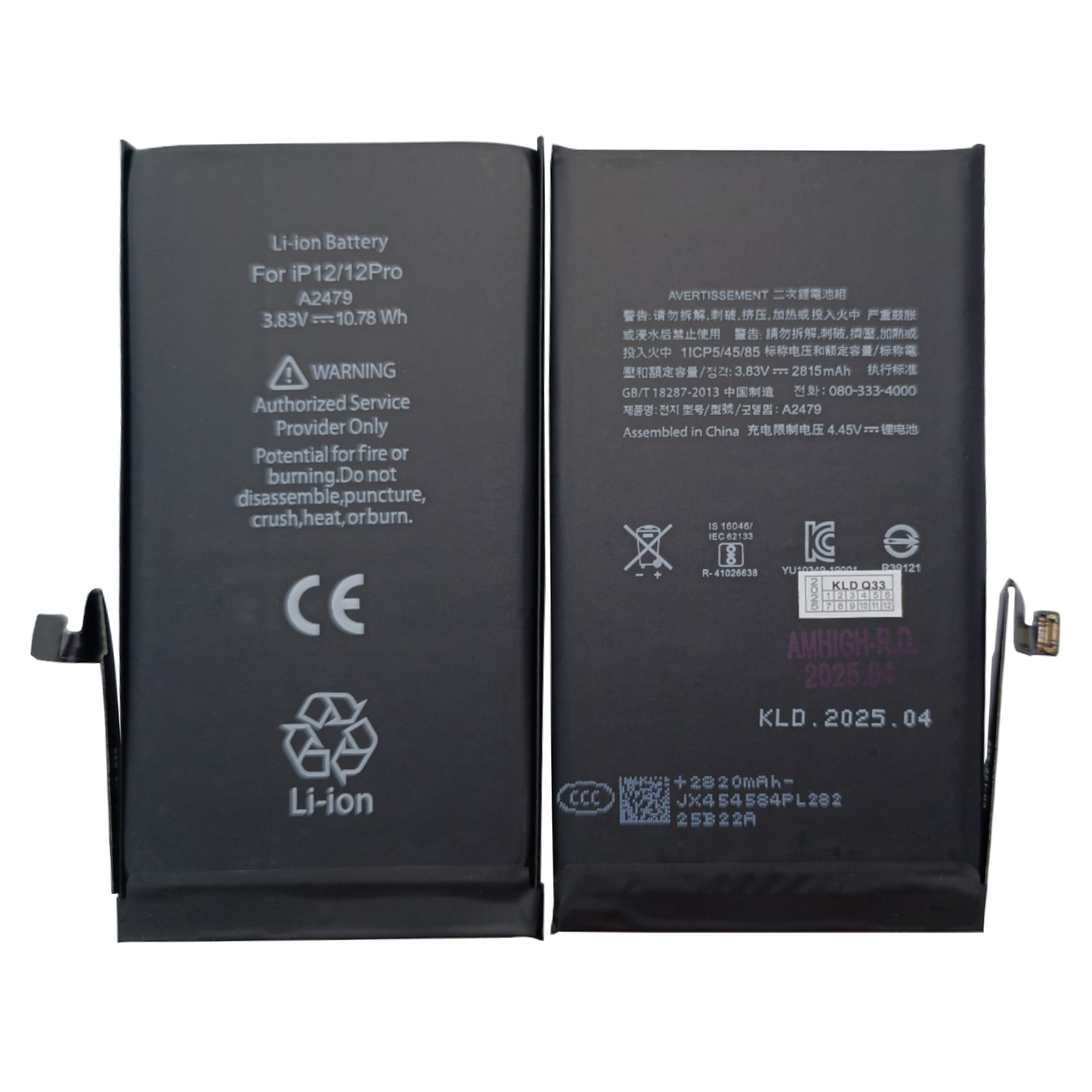 For Apple iPhone 12. 12 Pro Run Diagnostics Battery OEM