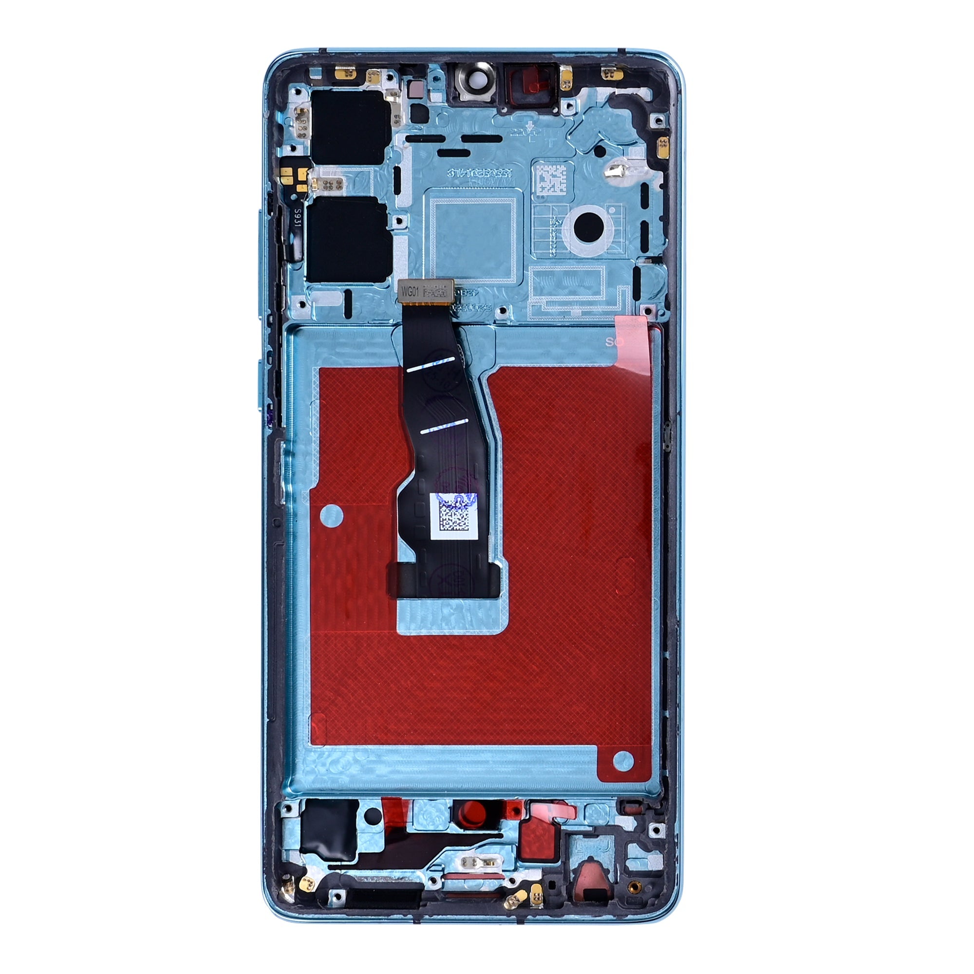 Huawei P30 Nova Versão Ecrã E Digitalizador Com Chassi Azul Aurora OEM