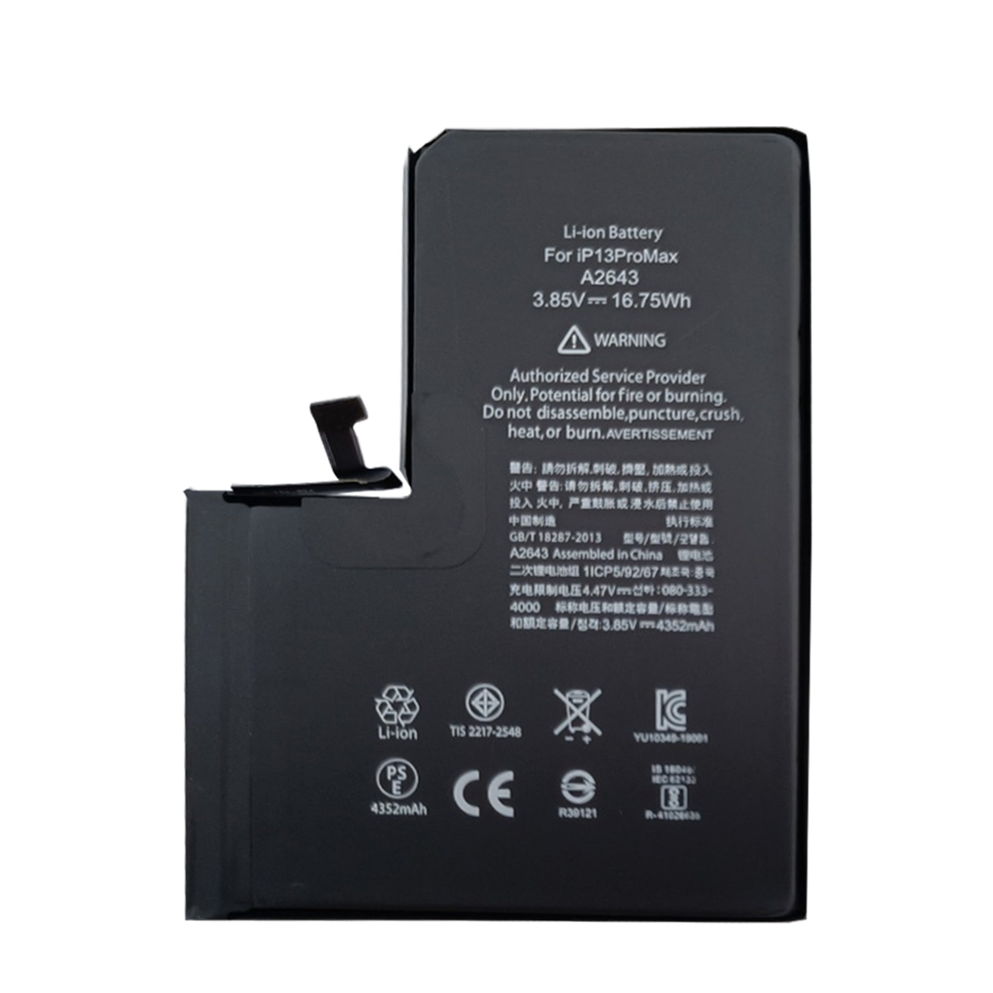 Para Apple iPhone 13 Pro Max Executar Diagnósticos Bateria OEM
