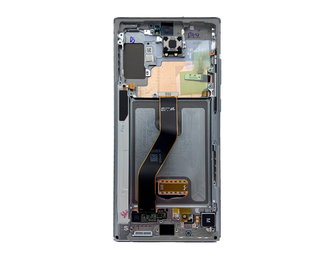 Ecrã e Digitalizador Samsung Galaxy Note 10 Plus N975F com Aro Aura Glow Service Pack