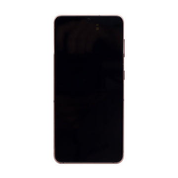 شاشة وهيكل ديجتايزر سامسونج جالاكسي S21 5G G991B باللون الوردي فانتوم مع إطار (خدمة تعبئة)