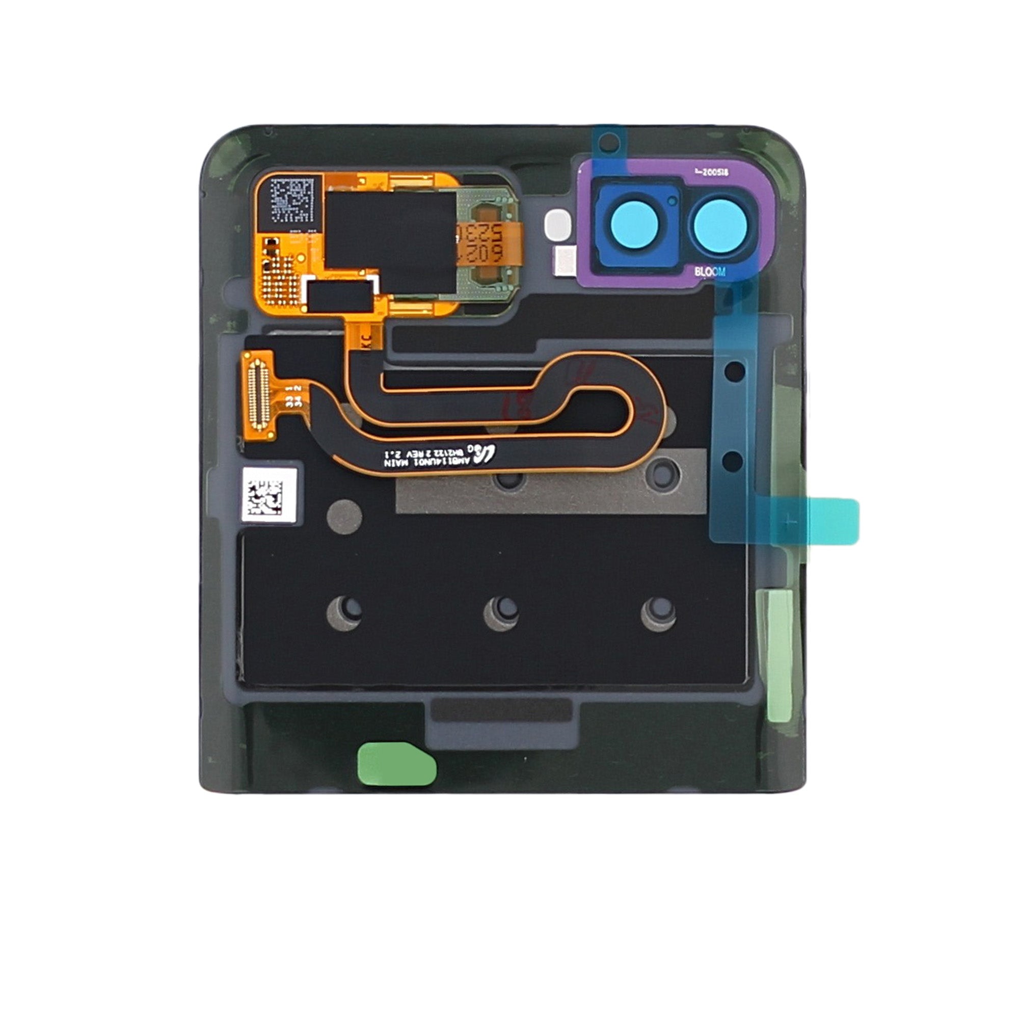 Ecrã e Digitalizador Inferior Samsung Galaxy Z Flip F700F Mirror Purple Service Pack