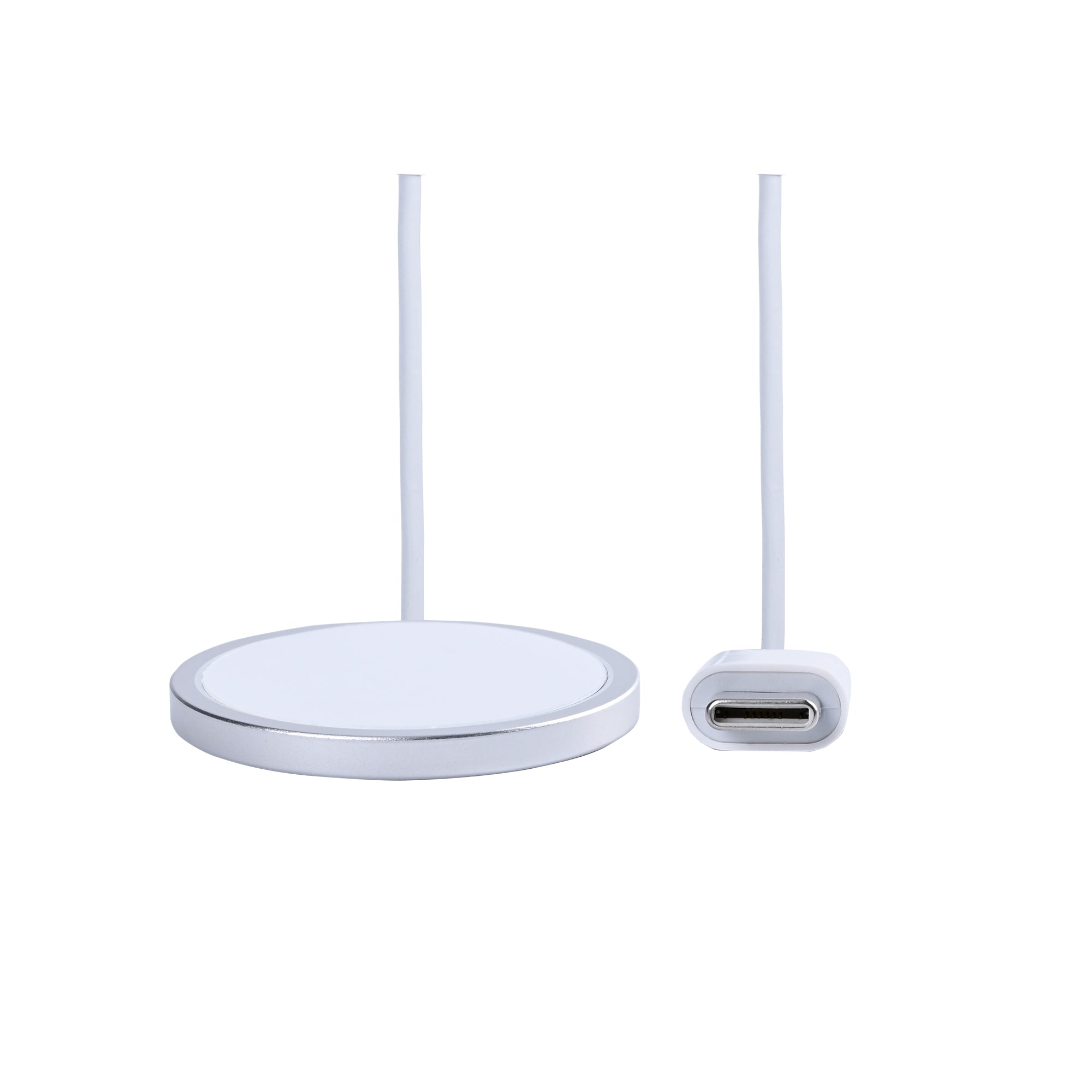 For Apple iPhone 12 To 15 Series Safe Magnetic Fast Wireless Charger 15W White Bulk