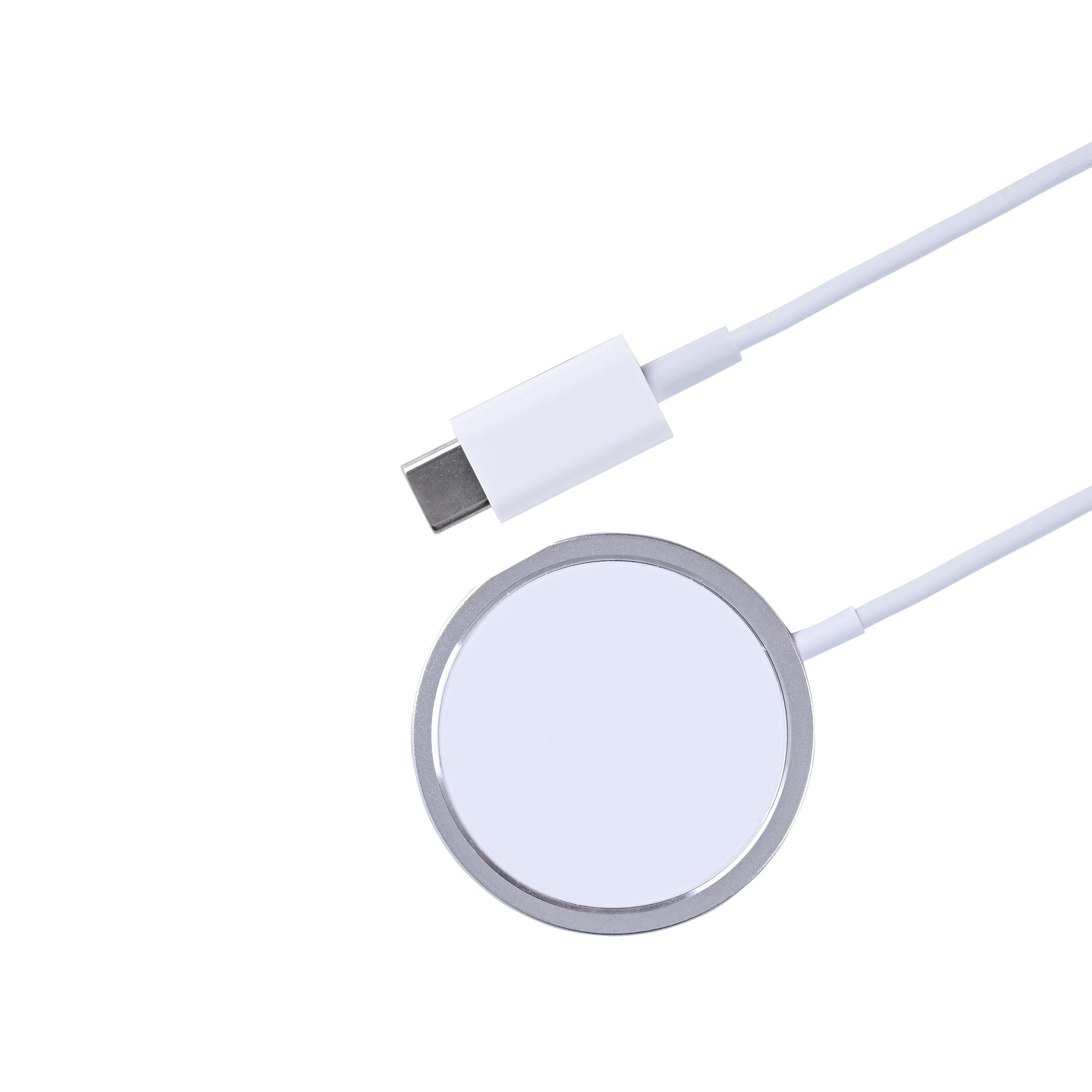 For Apple iPhone 12 To 15 Series Safe Magnetic Fast Wireless Charger 15W White Bulk