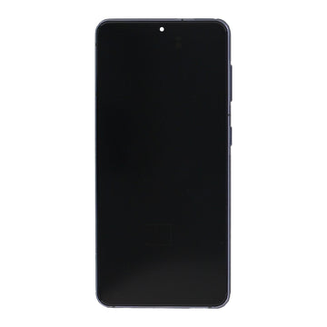 Samsung Galaxy S21 5G G991B Display And Digitizer With Frame Phantom Grey Service Pack