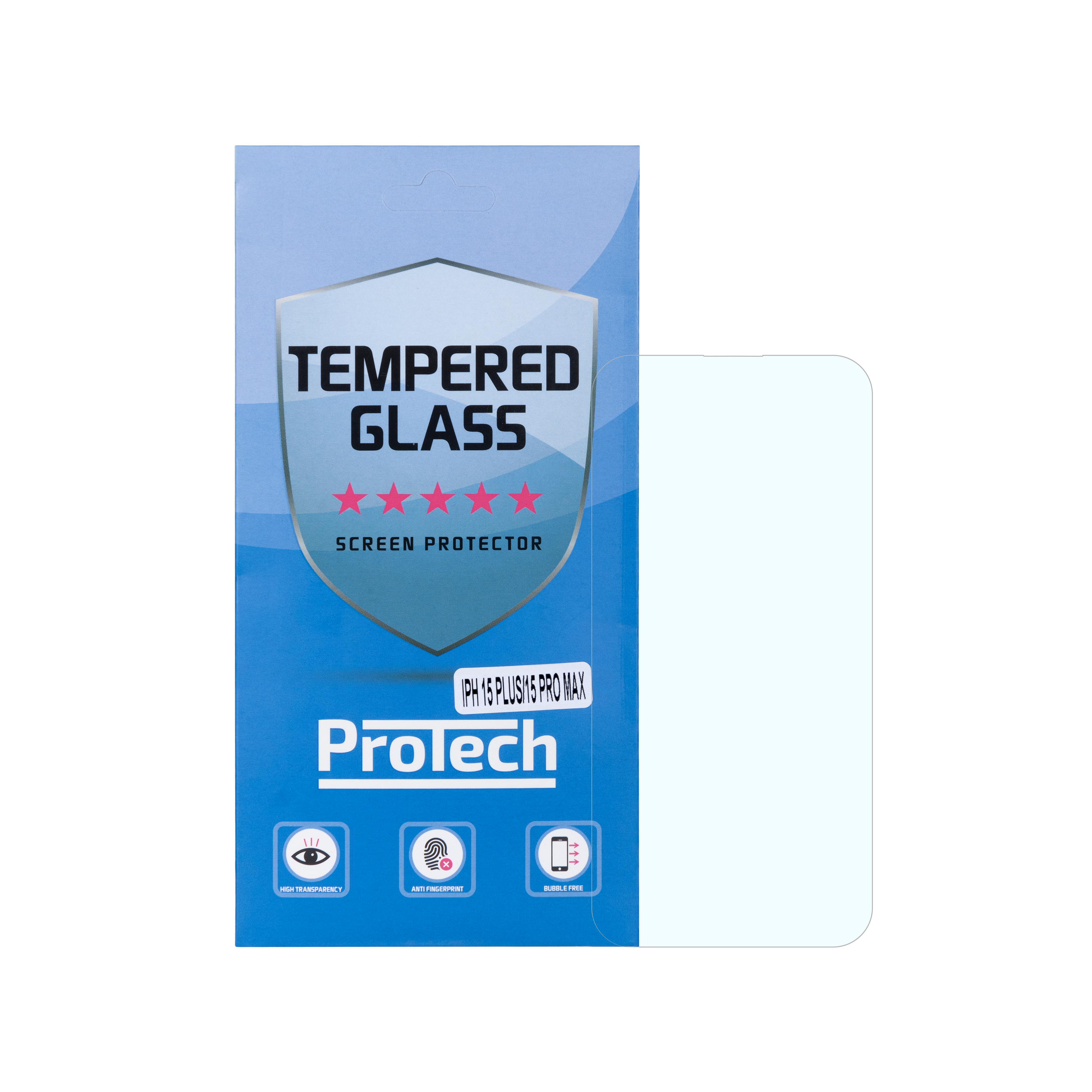 Tempered Glass 2.5D For Apple iPhone 15 Plus. 15 Pro Max