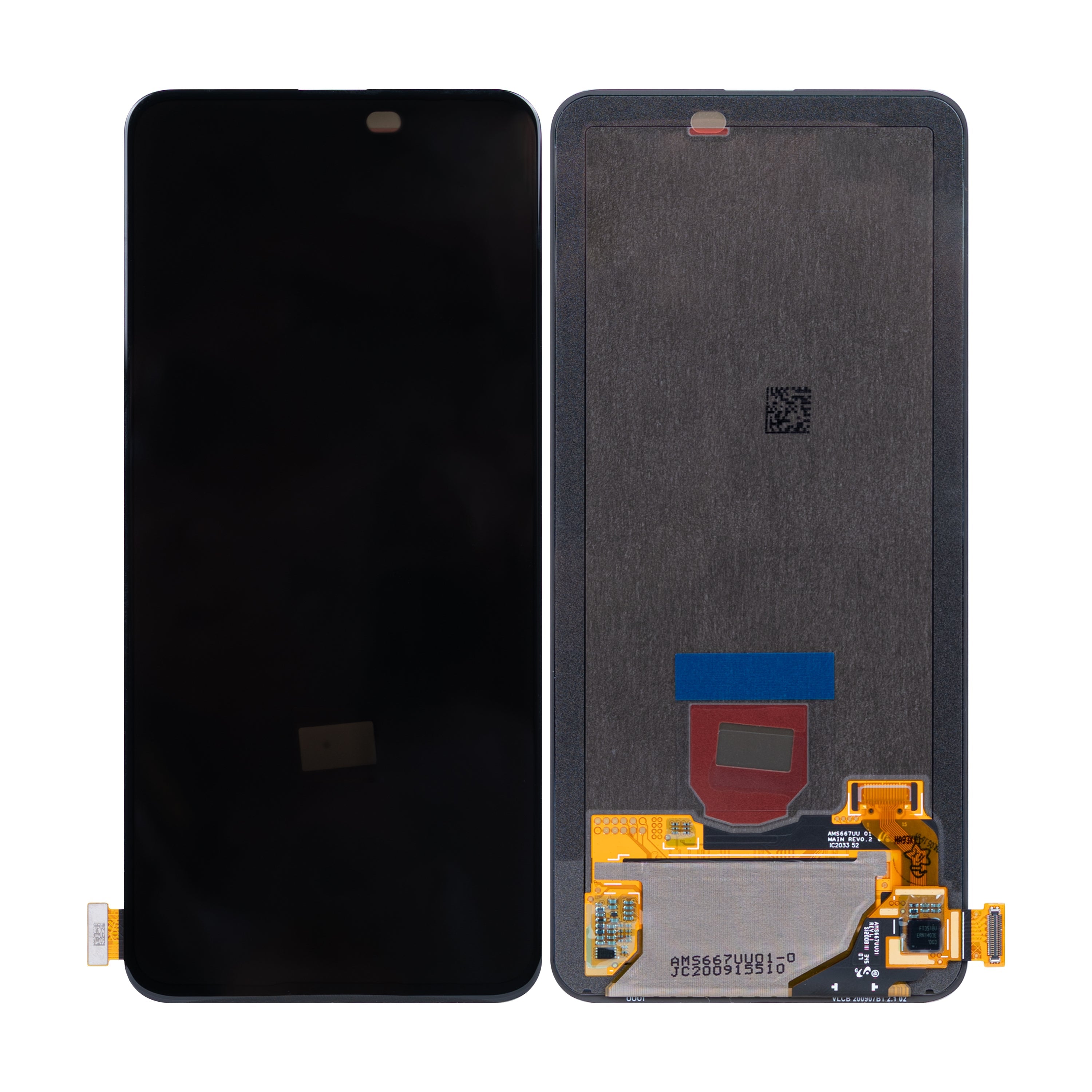 Ecrã e Digitalizador Xiaomi Poco F2 Pro Sem Aro Cinzento Cibernético OEM
