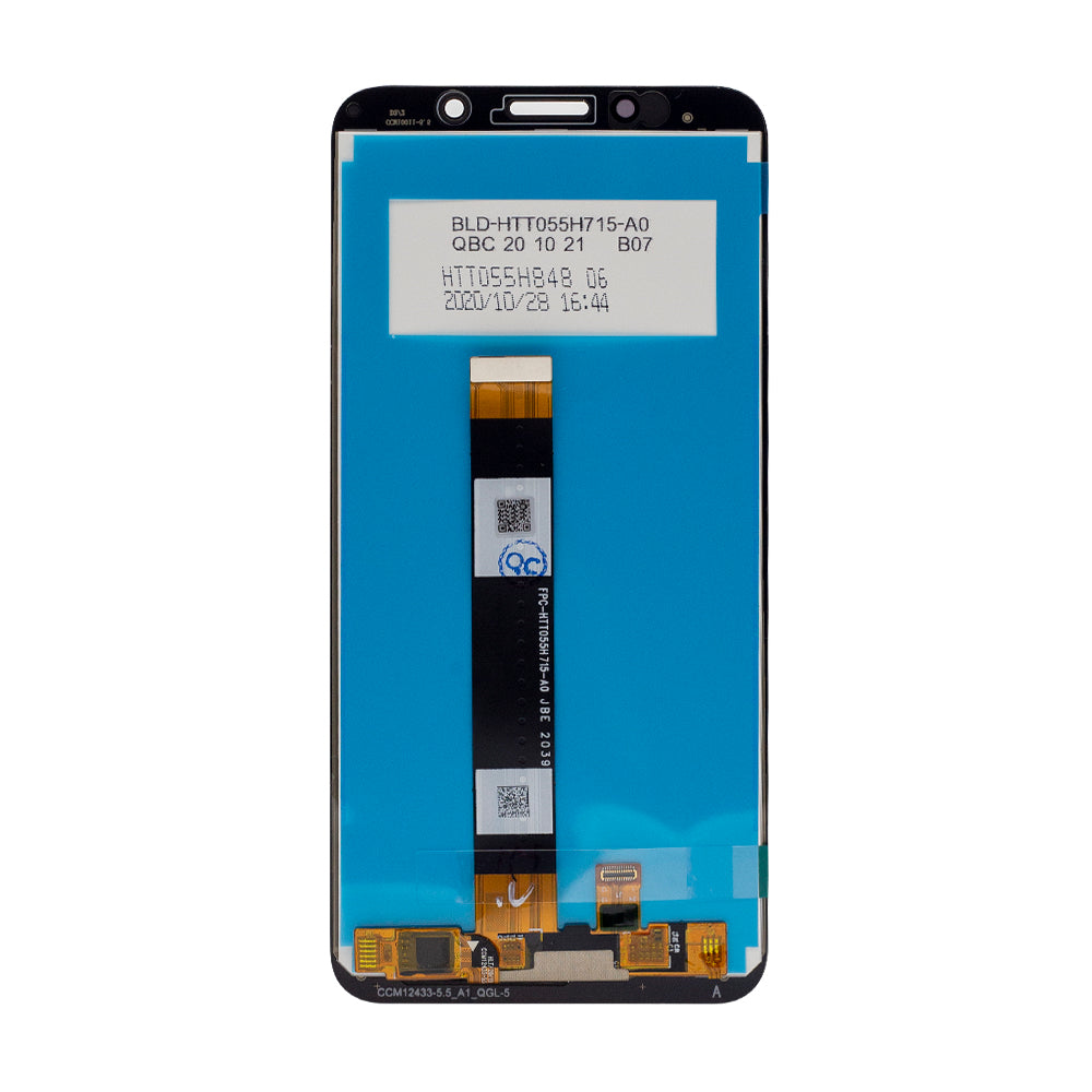 Ecrã e Digitalizador Huawei Y5p sem Moldura Preto OEM