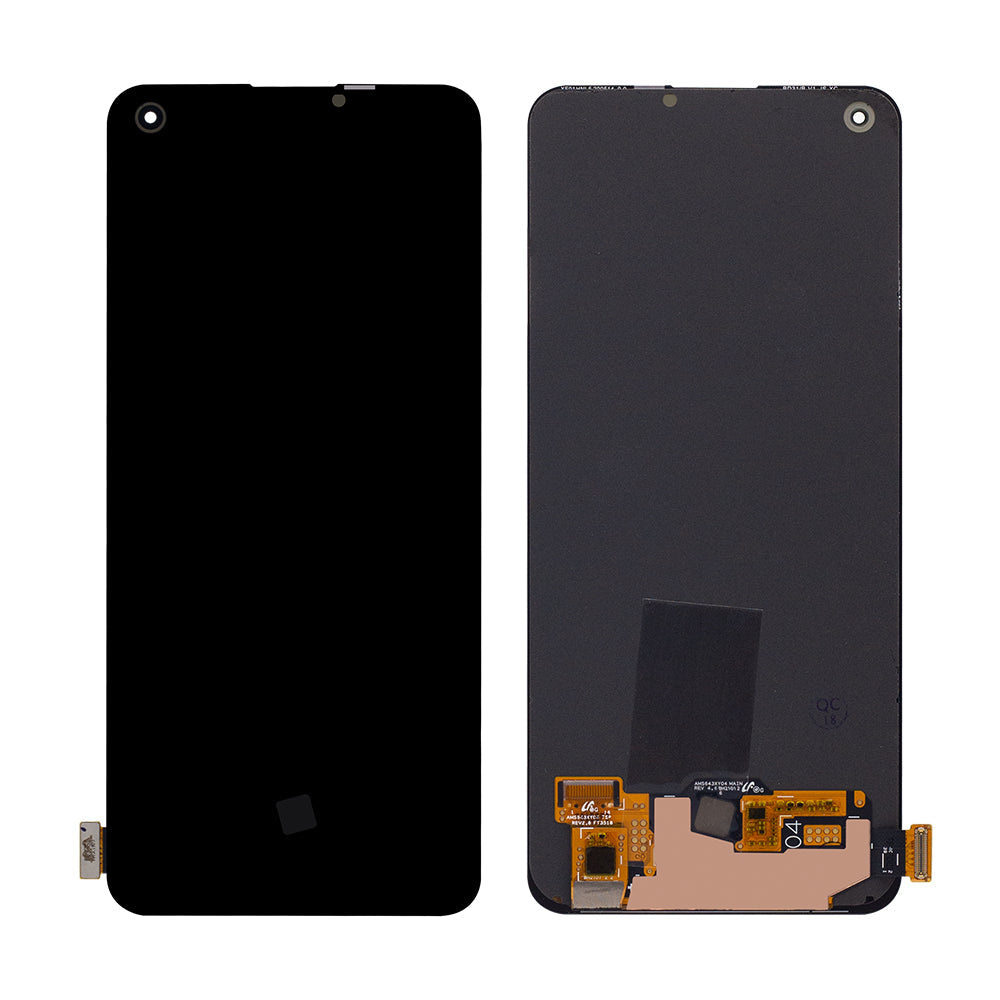 Oppo A74 4G. شاشة F19 وديجتايزر بدون إطار أسود OEM