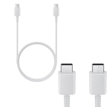Cabo de Dados USB-C para USB-C Samsung EP-DA705BWE 100 cm Branco Original a Granel