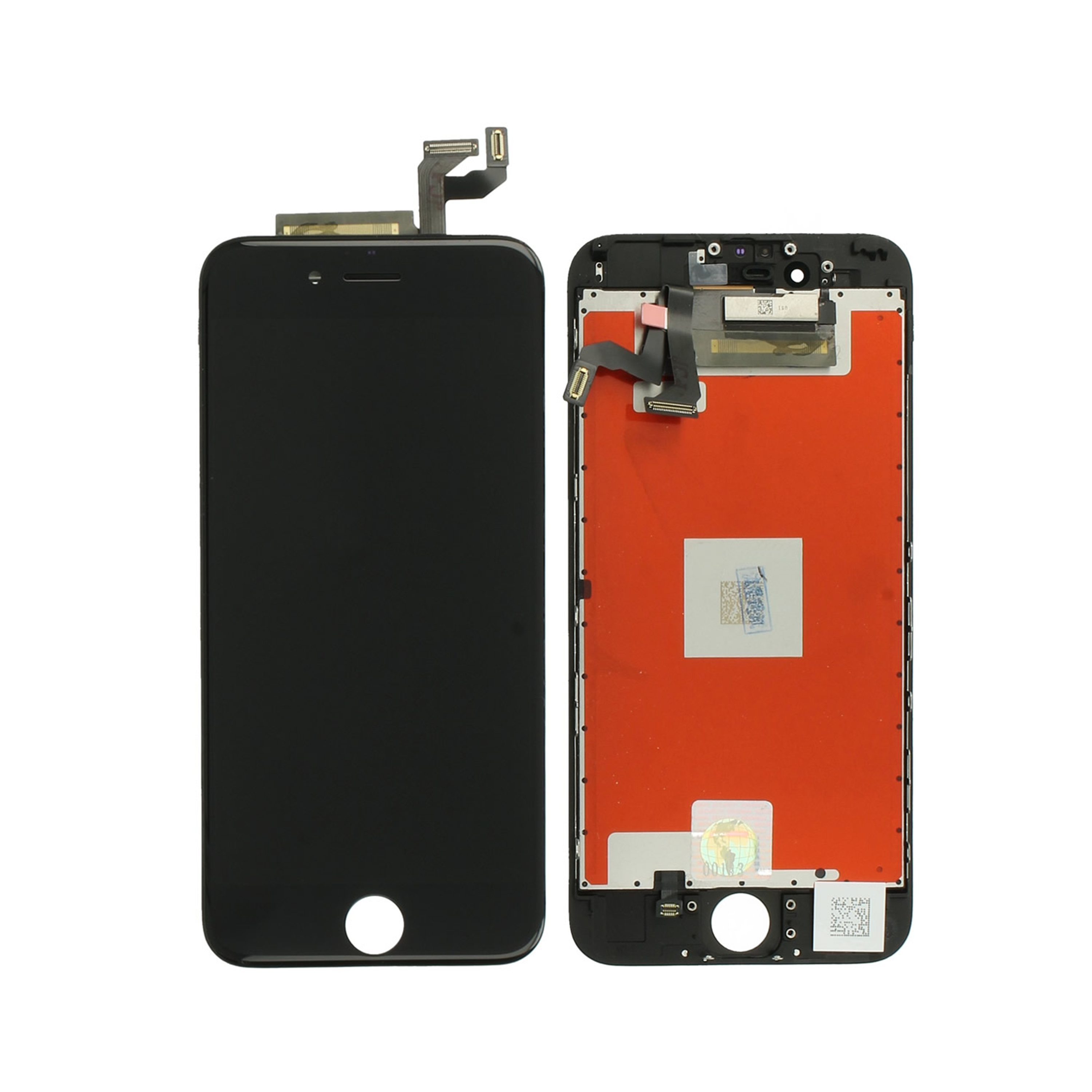 Para ecrã e digitalizador Apple iPhone 6S preto compatível