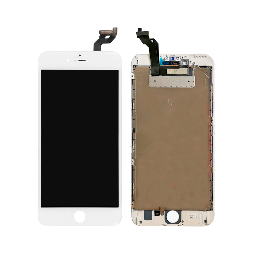 Para Ecrã e Digitalizador Brancos Compatíveis com Apple iPhone 6S Plus