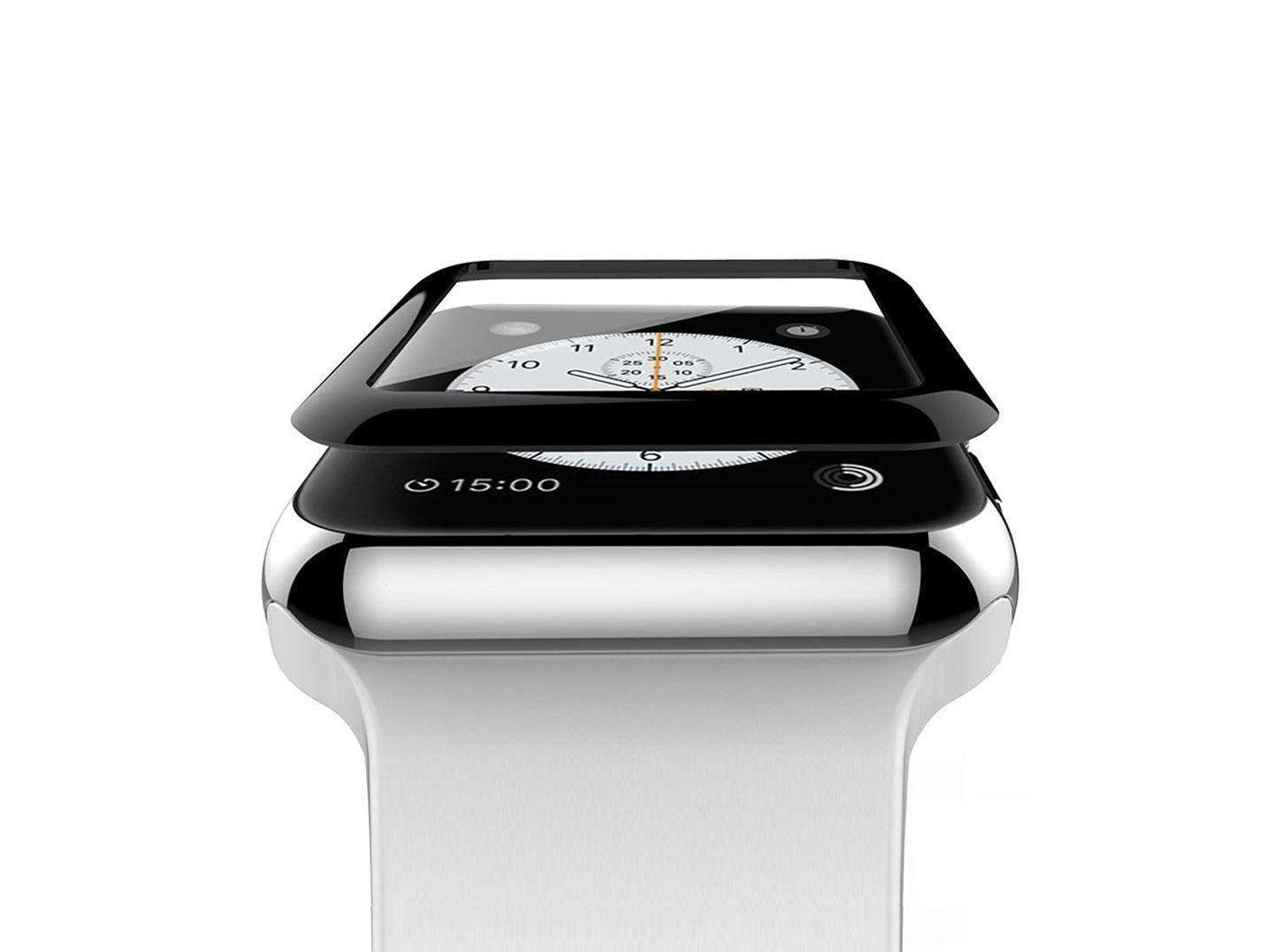 Tempered Glass 6D For Apple Watch Series (38mm) Black