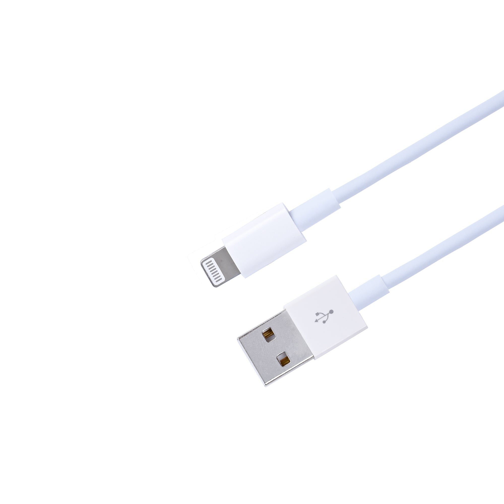 Para Cabo Apple USB-A para Lightning 100cm Branco Embalagem a Granel