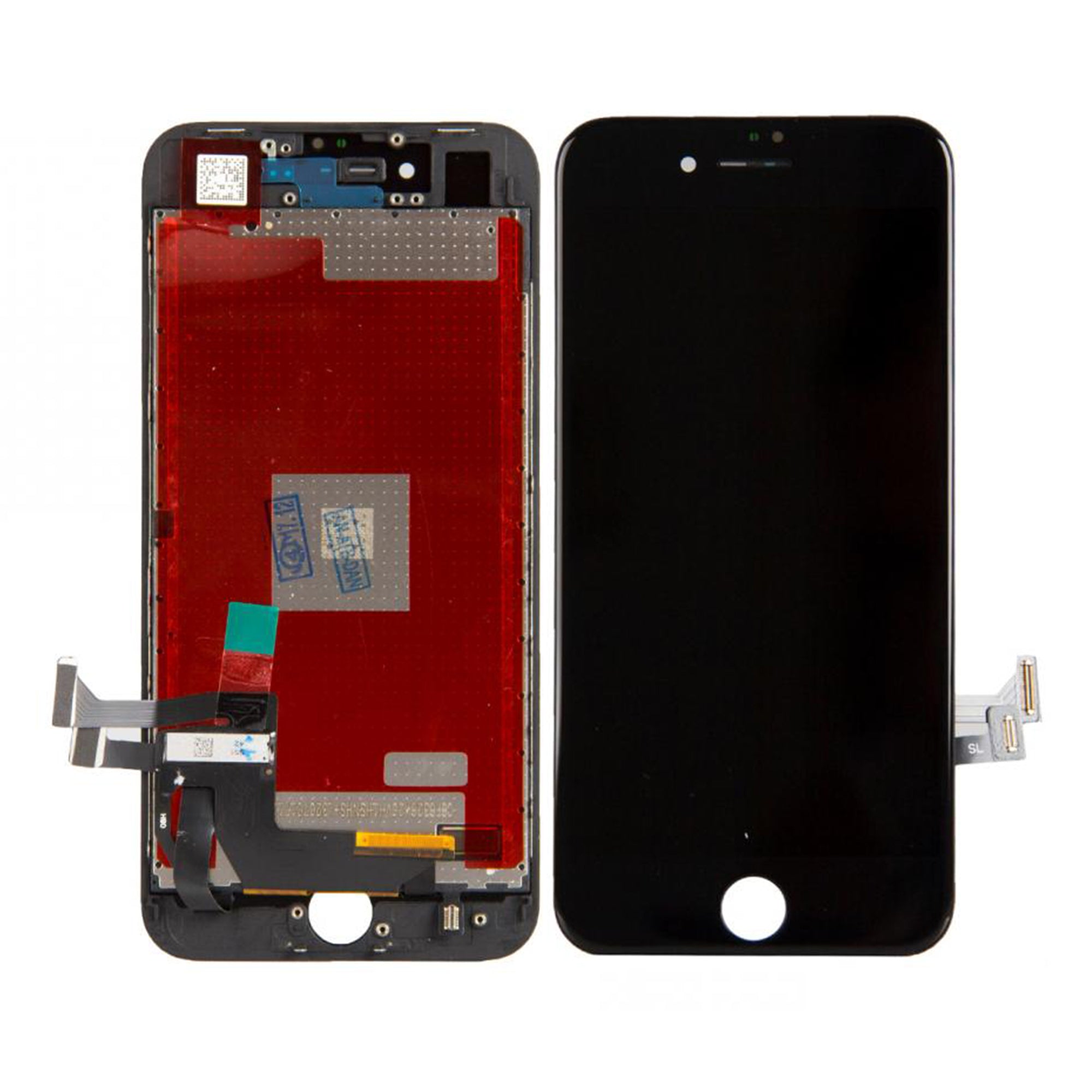 Para Apple iPhone 8. Ecrã e Digitalizador iPhone SE (2020) Compatível Preto