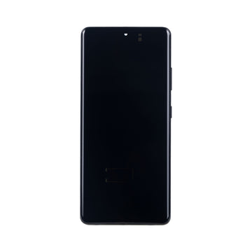 Samsung Galaxy S21 Ultra 5G G998B Display And Digitizer With Frame Phantom Black Soft-OLED