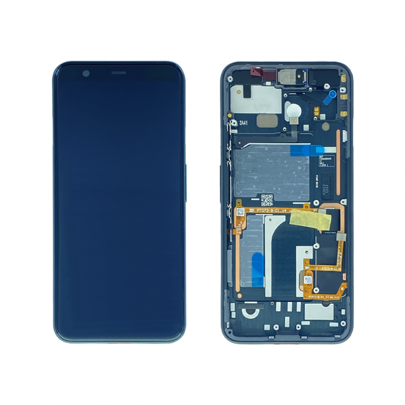 Ecrã e Digitalizador Google Pixel 4 com Frame Just Black Soft-OLED