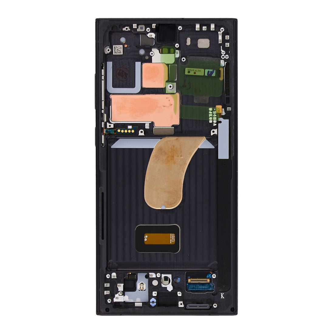 Samsung Galaxy S23 Ultra S918B Display And Digitizer With Frame Phantom Black Service Pack