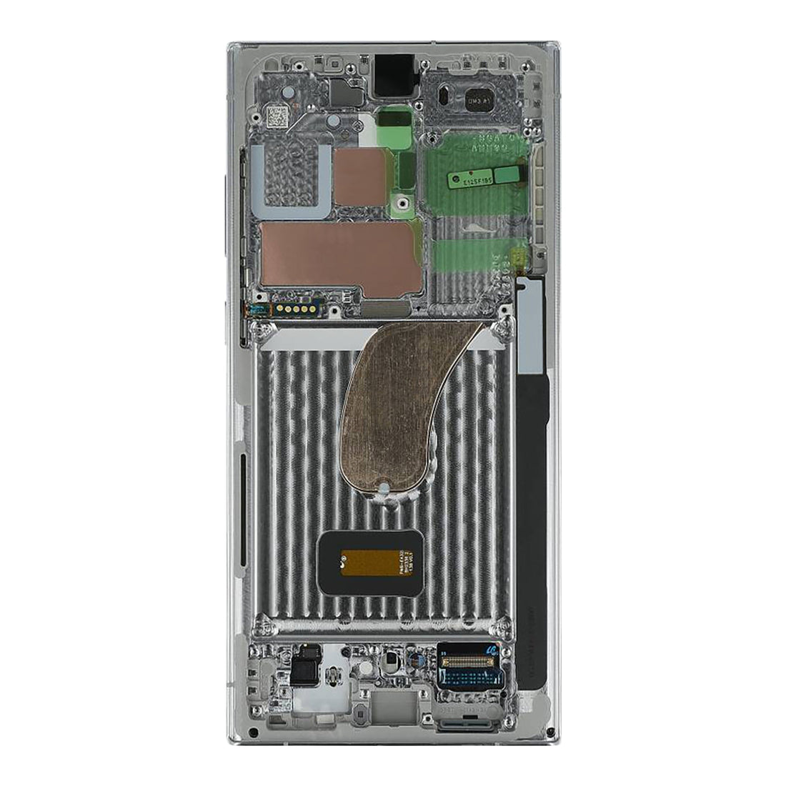 Samsung Galaxy S23 Ultra S918B Display And Digitizer With Frame Lime. Sky Blue Service Pack