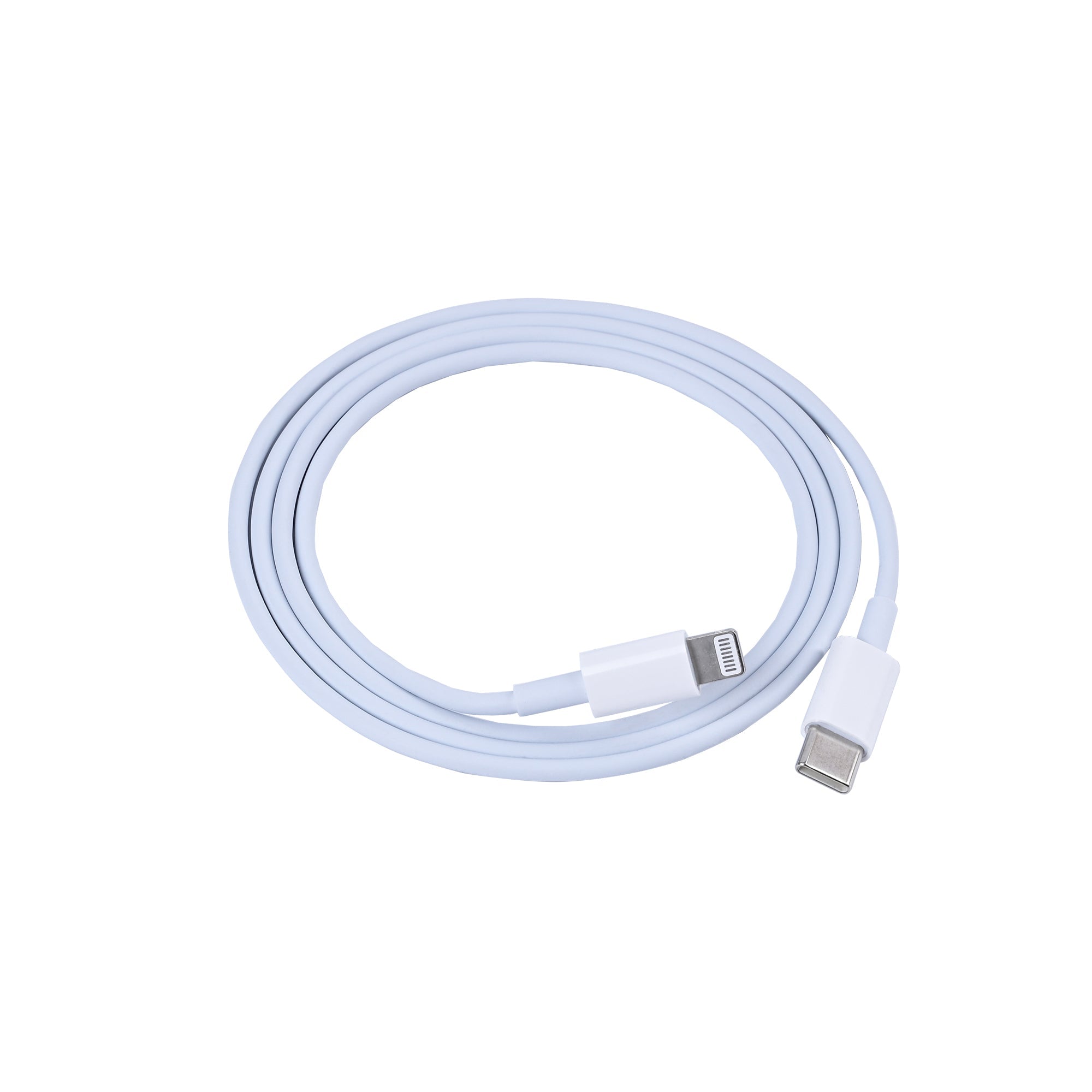 شاحن Apple USB-C بقوة 20 واط مع كابل لايتنينج بطول 100 سم، أبيض، علبة البيع بالتجزئة