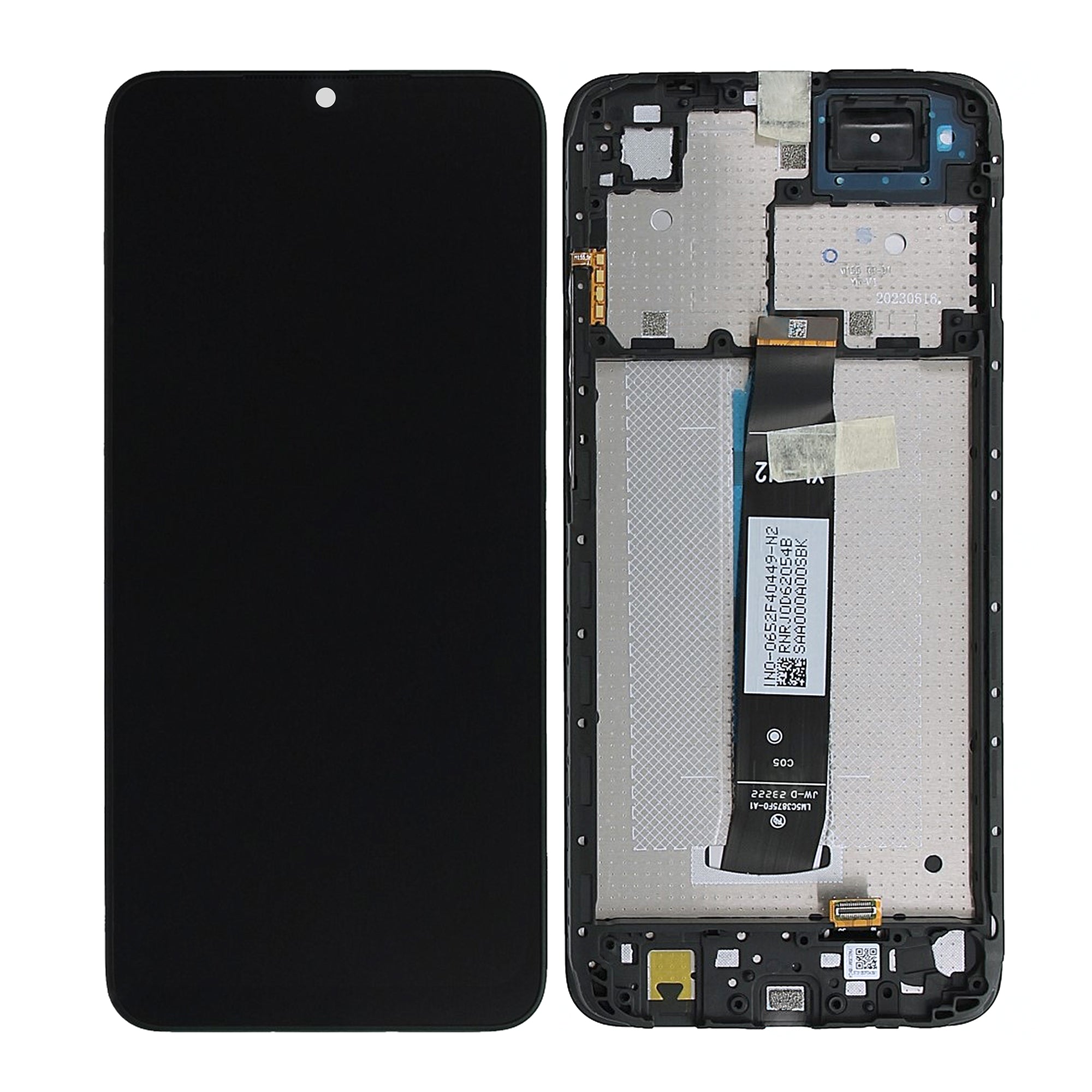 Xiaomi Redmi A2. Ecrã e Digitalizador A2 Plus com Armação Preto OEM