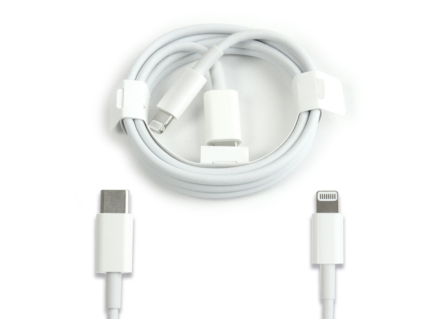 Para Cabo Apple USB-C para Lightning 100cm Branco Caixa de Varejo