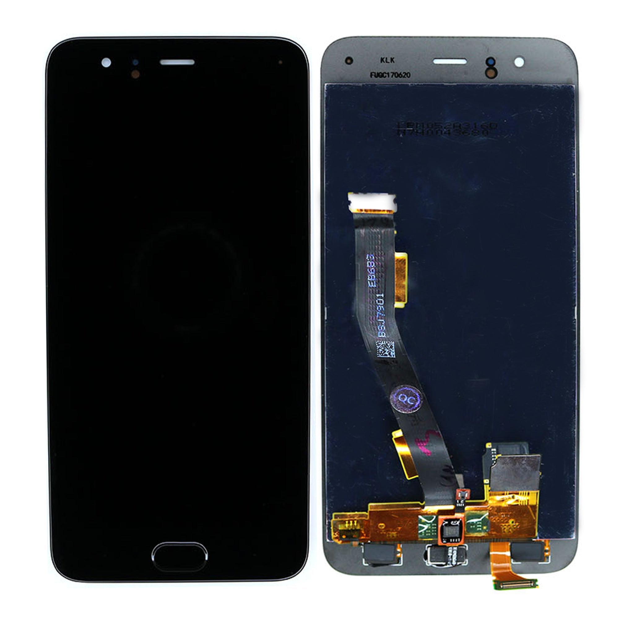 Xiaomi Mi 6 Ecrã e Digitalizador Sem Aro Preto OEM