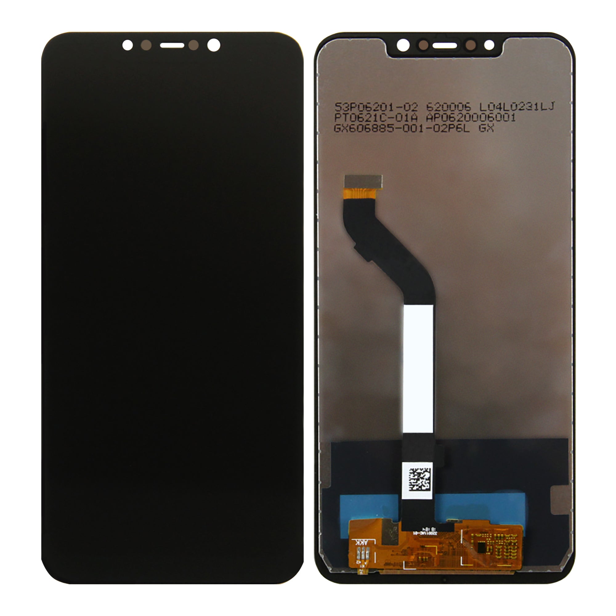 Ecrã e Digitalizador Xiaomi Pocophone F1 Sem Aro Preto OEM