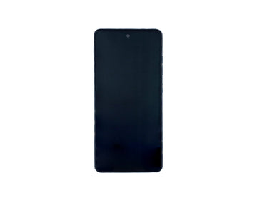 شاشة ومحول رقمي لهاتف سامسونج جالاكسي A52s 5G A528B مع إطار أبيض رائع، حزمة خدمة