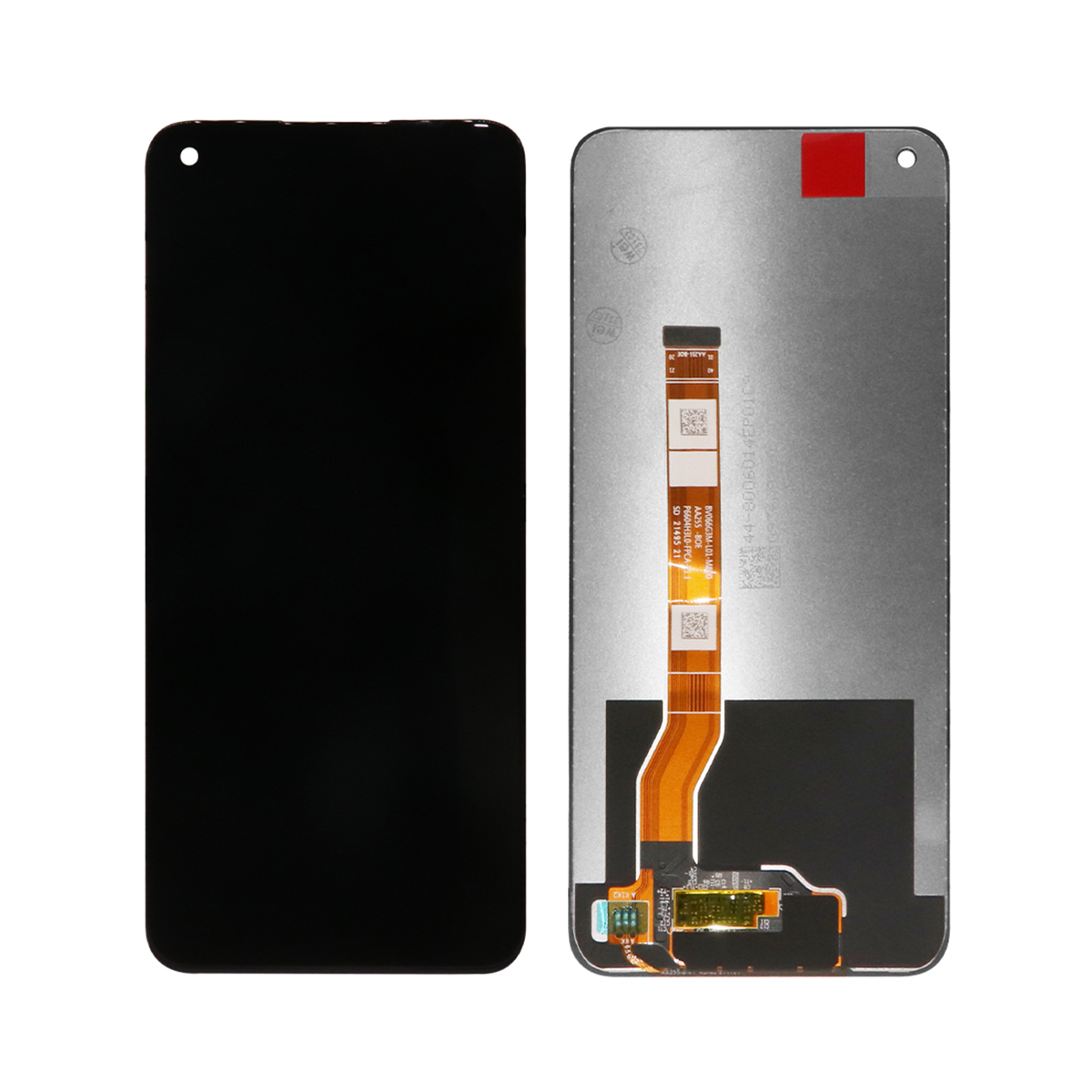 Oppo A76. A36 Display And Digitizer Without Frame Black OEM